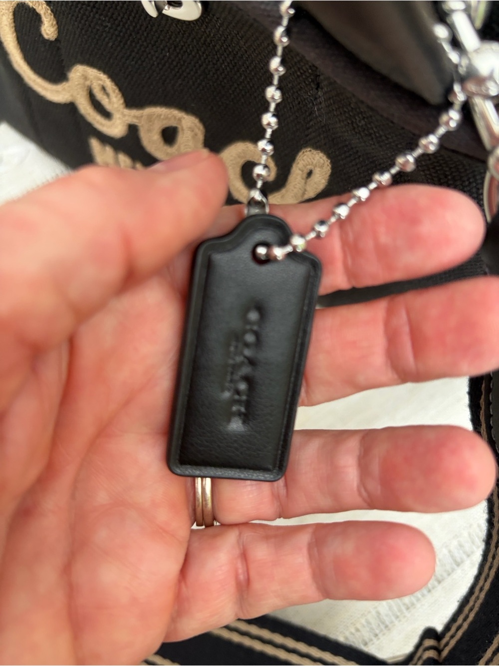 Coach Cargo Tote 26 black - Picture 9 of 12